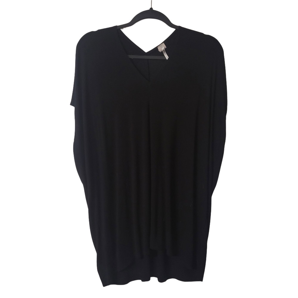 42Pop Black Boxy Short Sleeve Tunic Size L/XL